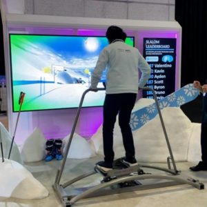 Skiing simulator