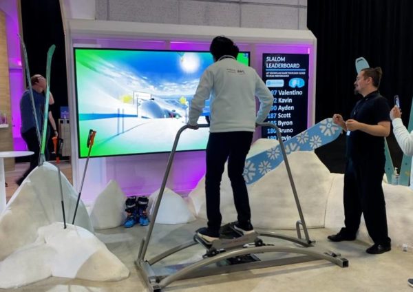 Skiing simulator